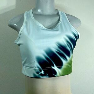 LA Society, Sports Bras, Airbrush Green, Size M